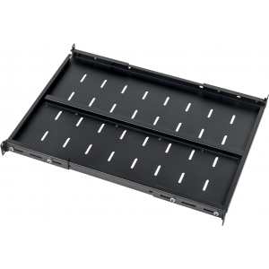 4-post shelf for LANMASTER DC cabinets, 1070 mm deep, 45 kg acceptable load